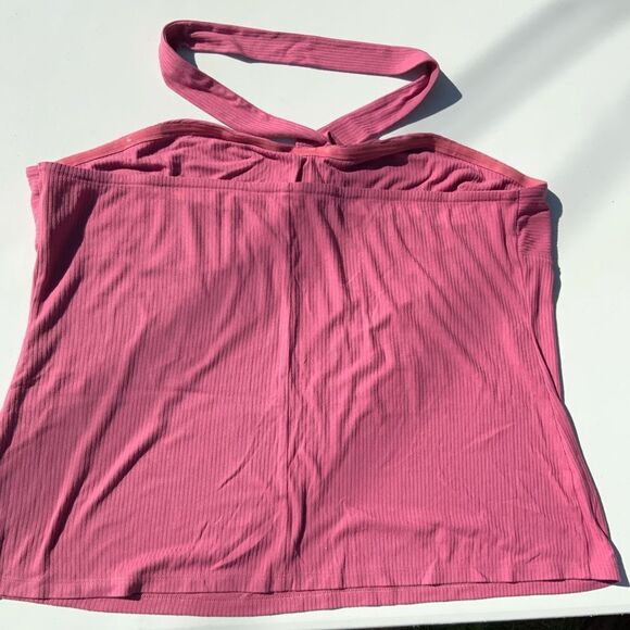 Lane Bryant Pink Halter Top - Picture 2 of 2